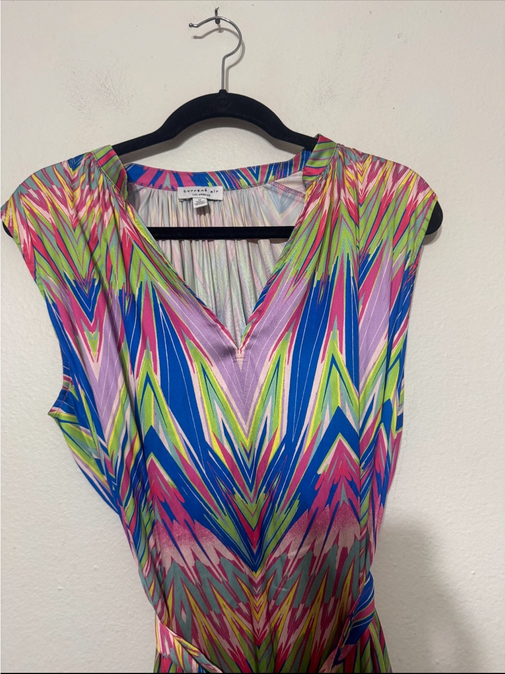 Current Air Colorful Patterned Midi Dress Size Medium - Picture 2 of 7